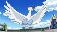 Swanna as seen in the anime (Image via TPC)